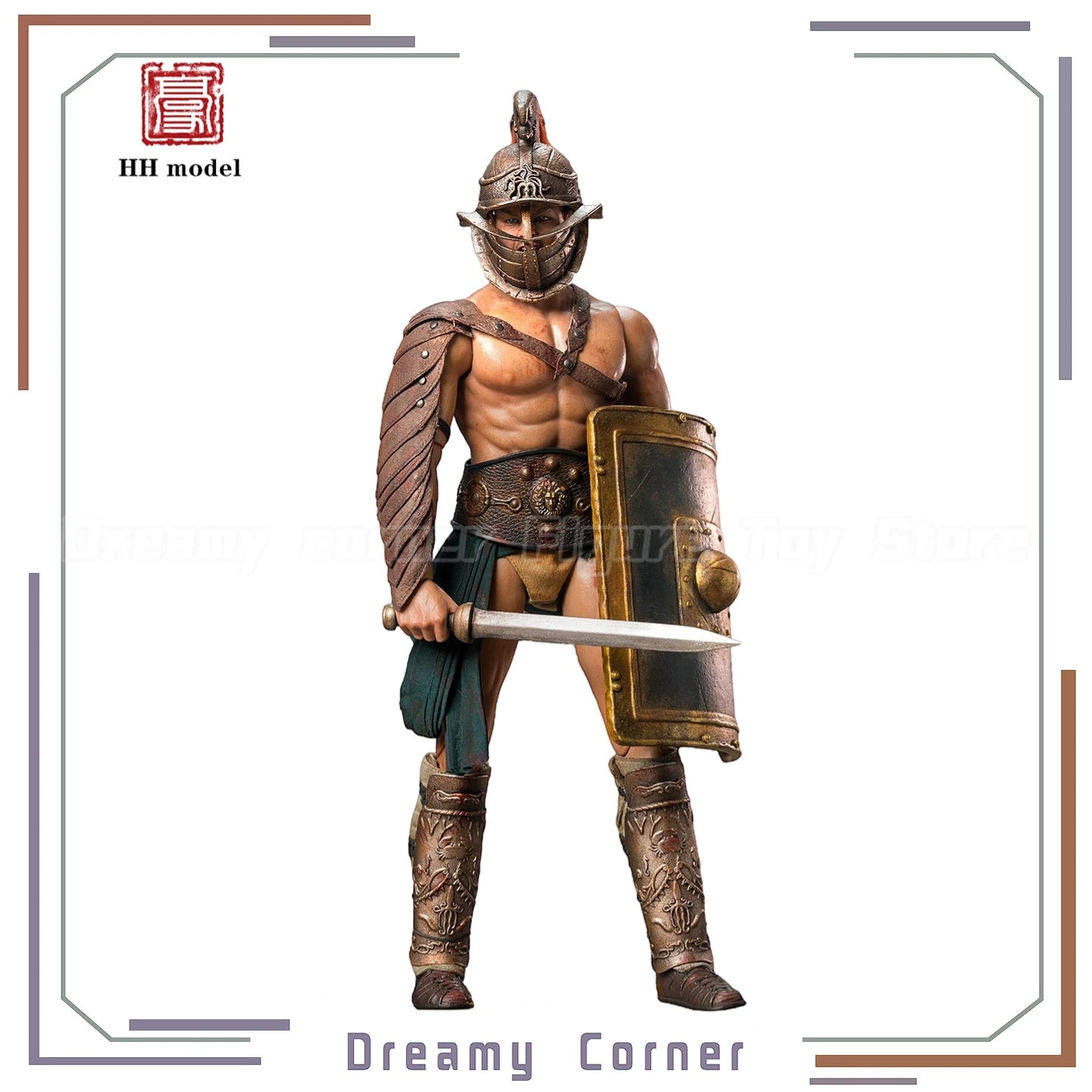 【In Stock】HHMODEL HAOYUTOYS HH18053 Imperial Legion Roman Gladiator Hunting Edition 1/6 Action Figure Model Collection Ornament
