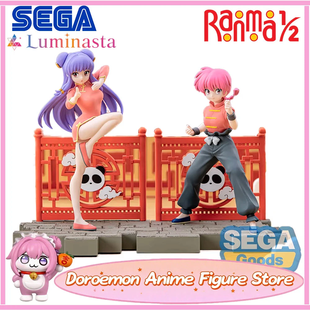 In Stock Original Sega Luminasta Ranma 1/2 2024 Shampoo Megurine Luka Collectible Table Decoration Animation Figures Model Toys