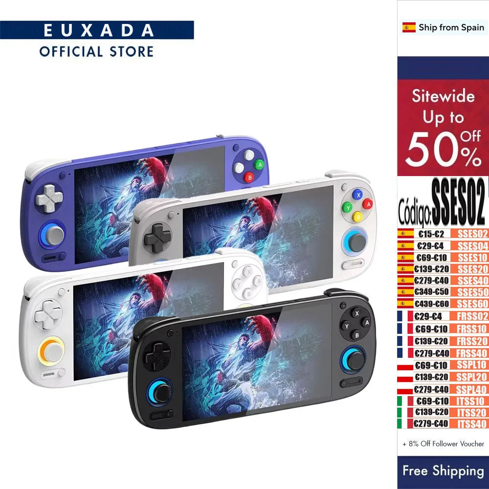 Retroid Pocket 5 Handheld Game Console 5 5 Inch Oled HD Screen SD865 5000mAh Android 13 Retro Gaming