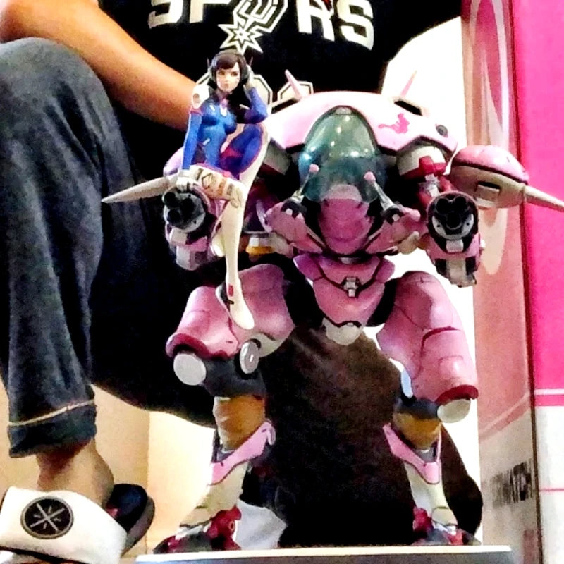 In Stock  Overwatch Action Figures Dva Statue Anime Action  Figures Pvc Collectible Figurines Model Toys Christmas Present
