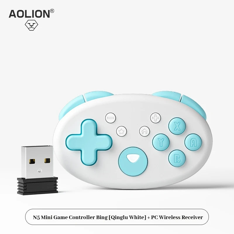 Aolion N5 Mini Game Controller Suitable For Switch2 Double Row Mischievous Kitchen Pc Computer Steam Android Ios Mobile Gamepad