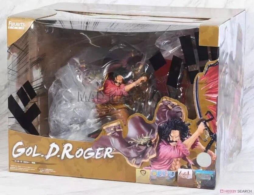 In STock New Bandai Figuarts Zero Super Battle Pirate King Roger, Navy Three Generals Collectible Model Decoration