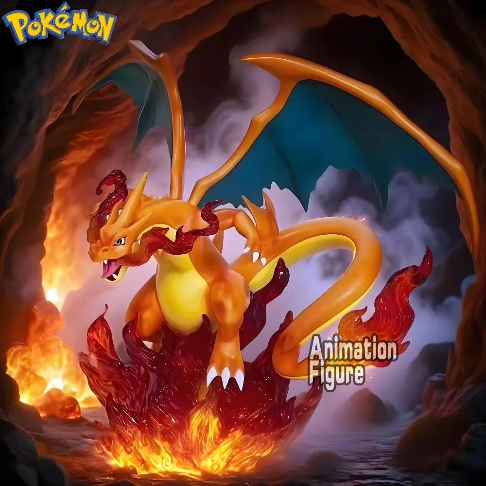 18 см/7,08 инча Аниме Покемон фигурка Чаризард екшън фигурки PVC колекция модели играчки за деца подаръци