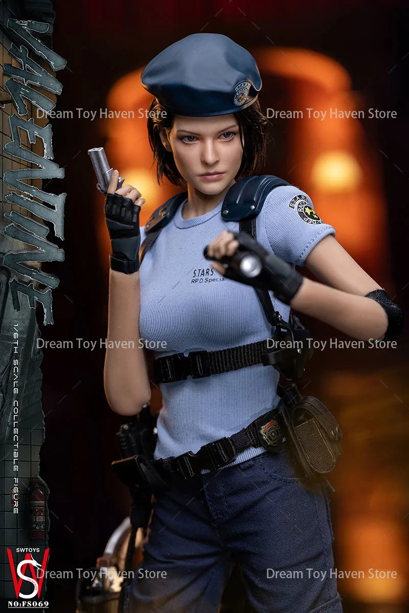Original SWTOYS FS069 1/6 Scale Female Soldier Jill Anime Game Police Officer Full Set 12Inch Action Figure Model Toys
