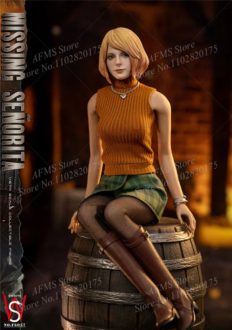 FS057 FS058 1/6 Scale Collectible Figure Ashley Graham dolls Movable Eyes Normal/ Armor Ver 12" Female Soldier