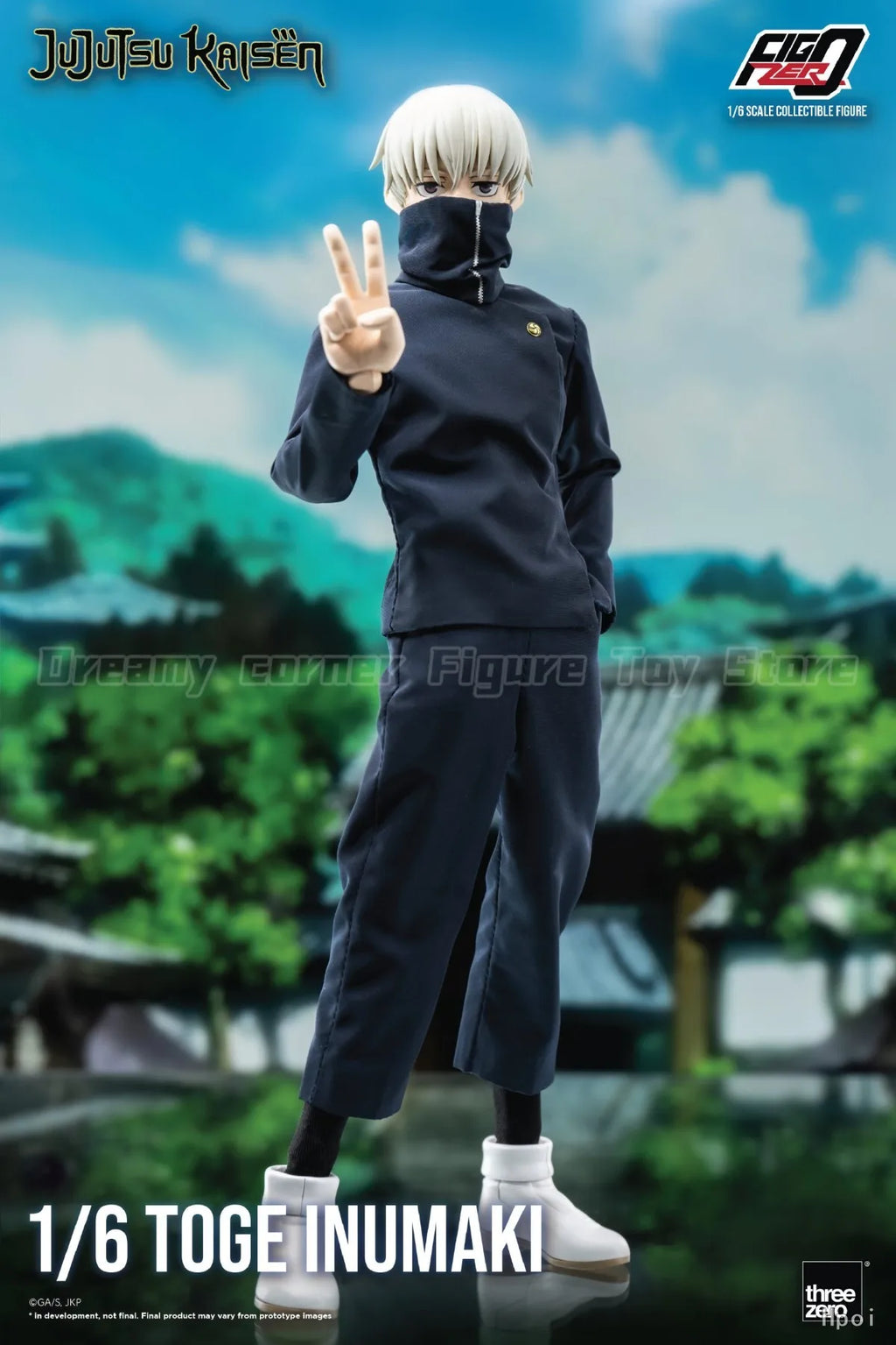 【In Stock】Original Threezero FigZero Jujutsu Kaisen Toge Inumaki 1/6 Action Figure Toy Model Collection