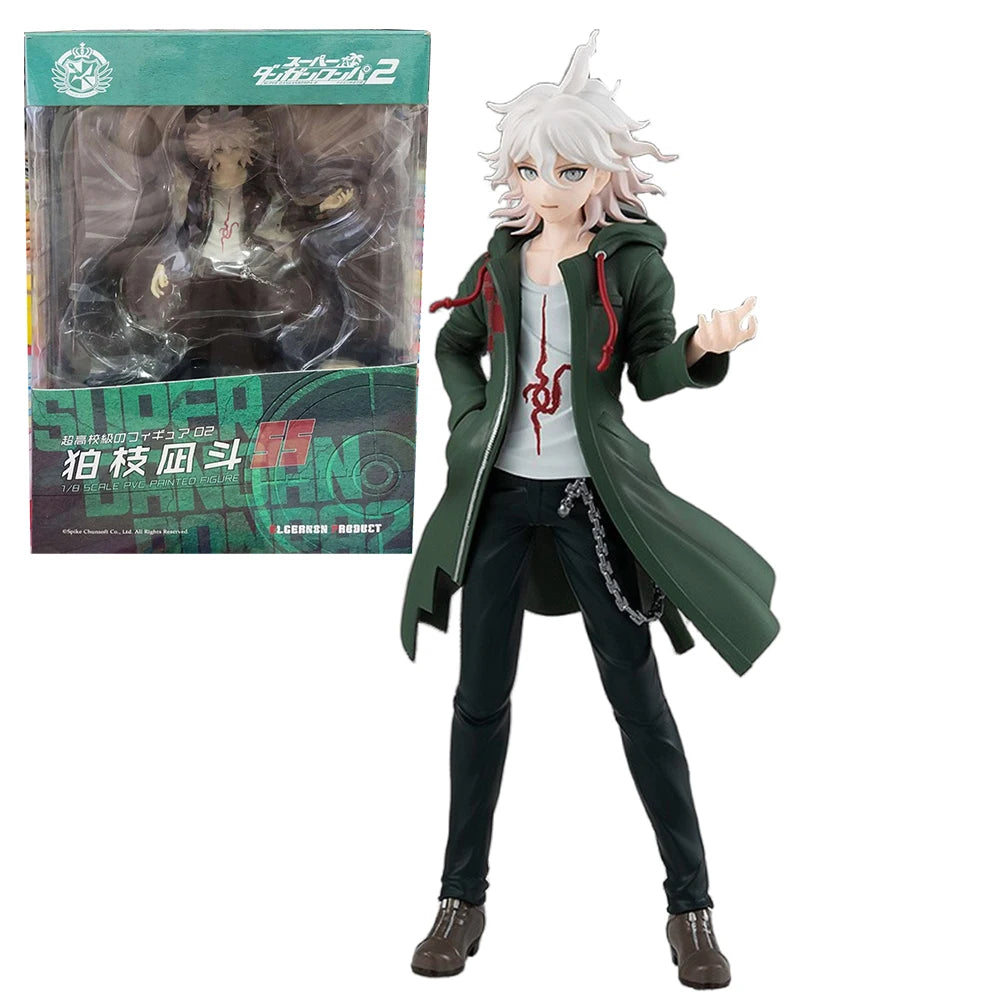20.5CM Figure Komaeda Nagito Standing Posture Game Character Anime Danganronpa Model Toy Gift Collection Ornaments Crafts PVC