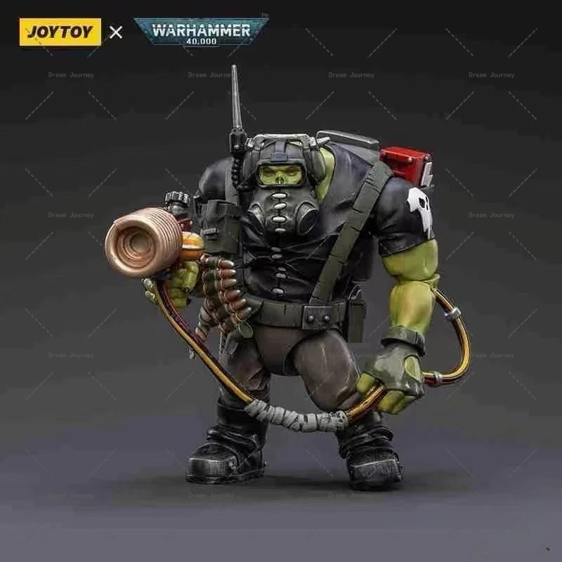 In stock  JOYTOY Warhammer 40k 1/18  Ork Kommandos Comms Boy Wagzuk  Action Doll Toy Collection