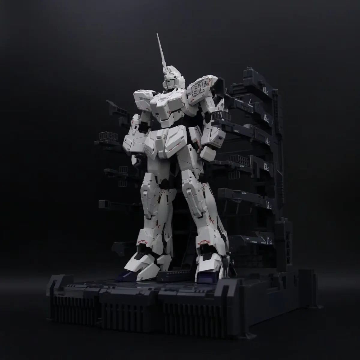 SS Model 2201 KO MGEX Unicorn Fighter Revised Version Action Figure 1/100 Assembly Model Kit Room Decor Birthday Gift