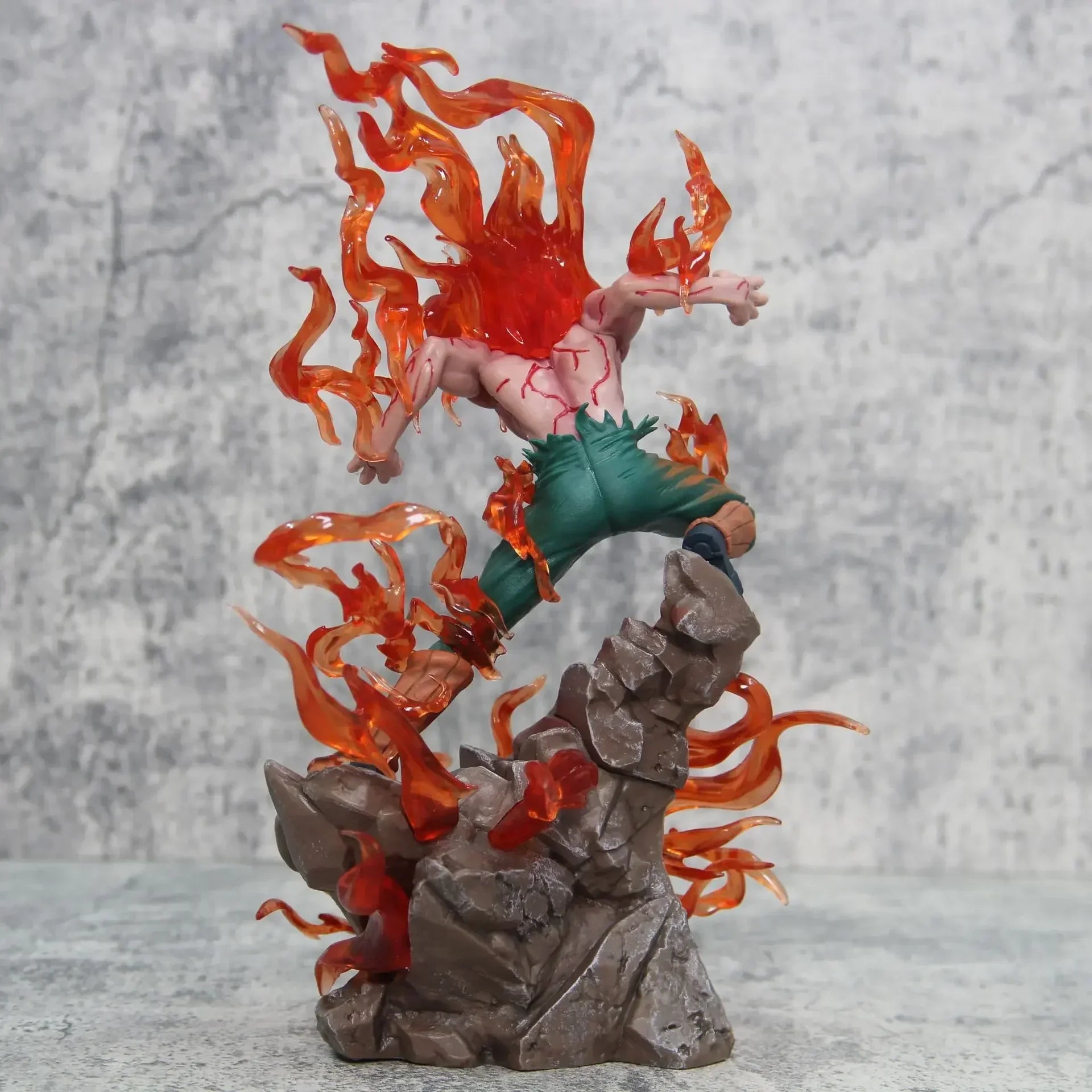 Naruto Might Guy Figure Ten Years of Shinobi Anime Action Figure With Light Immortal Sitting Model Collection Toy Gift Pvc