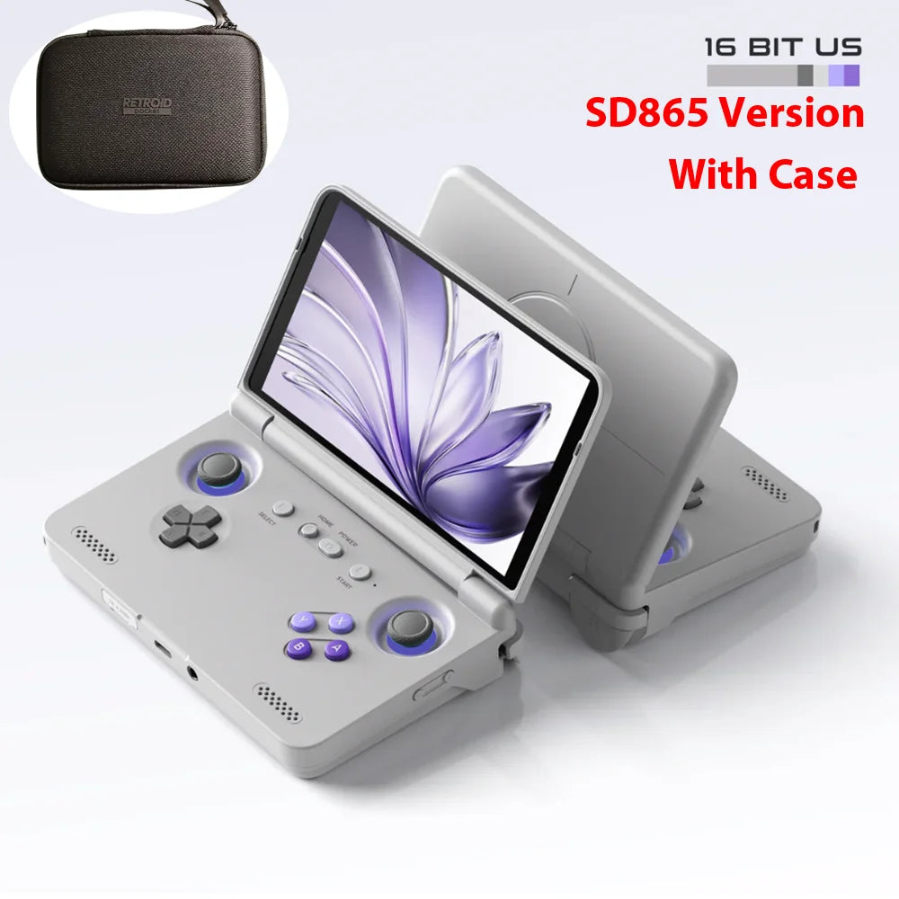 Retroid Pocket Flip 2 Handheld Game Console 5.5Inch AMOLED Screen SD865 RP Flip2 8GB 128GB Android System 5000mAh Wifi6