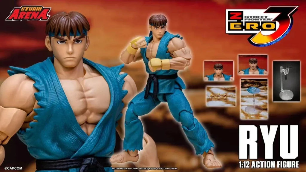 Storm Toys Street Fighter 3 Action Figure 2025 Wf Exhibition Limited Version Original Collection Ryu Ken Pvc Model New Toy Gift