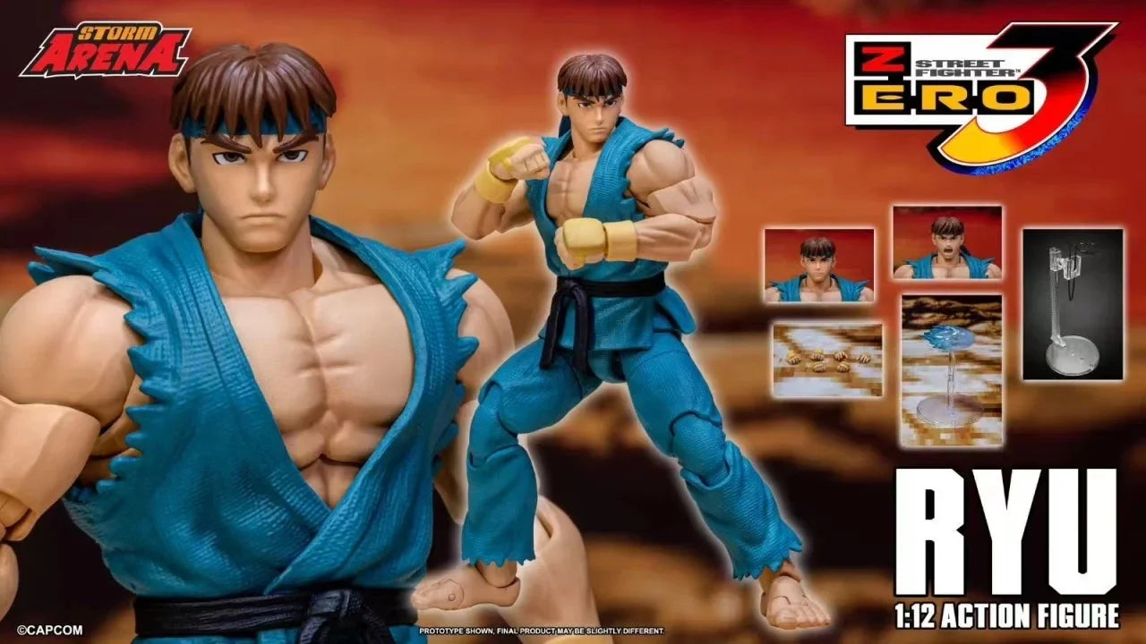 Storm Toys Street Fighter 3 Action Figure 2025 Wf Exhibition Limited Version Original Collection Ryu Ken Pvc Model New Toy Gift