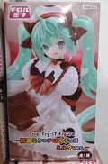 100% Genuine Furyu Hatsune Miku Tirol Chocolate - Milk Ver Trio-Try-It Anime Figure Model Collector Desktop Ornament Toy Gift