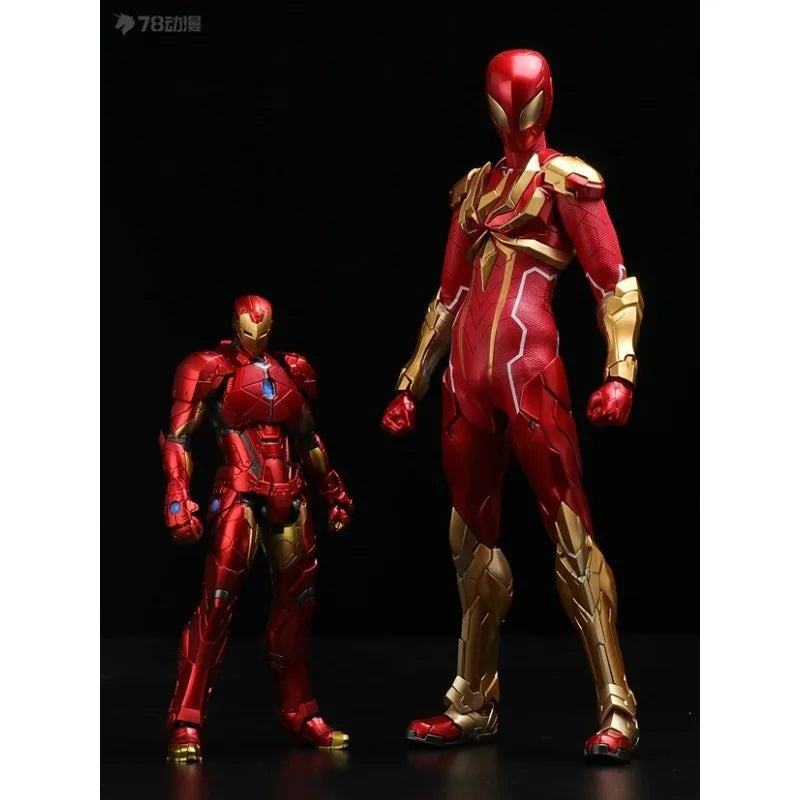 SENTINEL CO.LTD Genuine RE:EDIT Series Spider Man Iron Spider Man Movable Model Exquisite Model Collectibles As A Gift