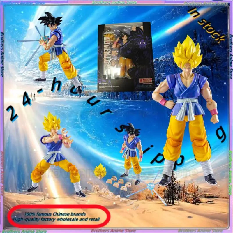 In stock  Demoniacal Fit Dragon Ball, SHF, Goku Adventure, , Super Saiyan, action figures, gift collection