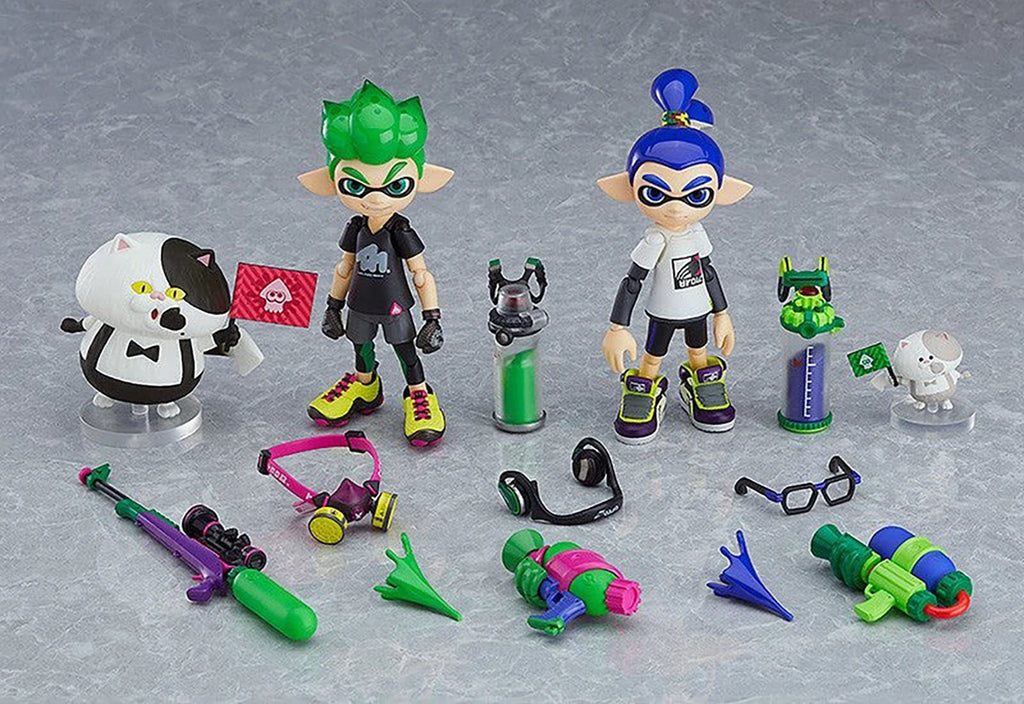 In Stock Genuine GSC Max Factory Figma Splatoon Girl Boy Figure Anime Action Model Toy