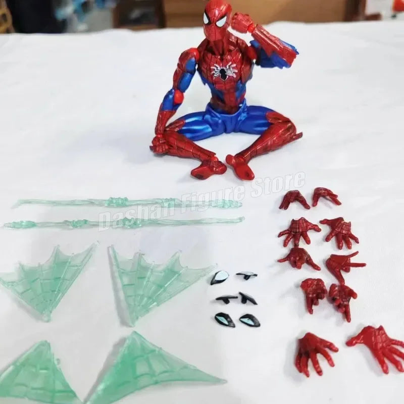 Amazing Yamaguchi Revoltech Agent Venom Action Figure Collection Superhero Eugene Thompson Venom Figurine Model Toys for Gifts