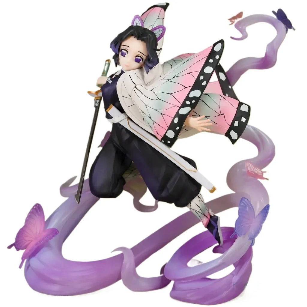 В наличност Оригинална фигурка Bandai Figuarts Zero Demon Slayer Kochou Shinobu, аниме модел, играчка, подарък