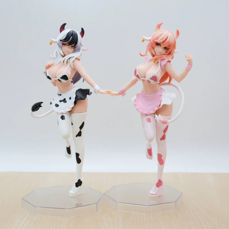 22cm Uzaki-chan wa Asobitai! Tsuki Uzaki Sexy Anime Girl Figure DreamTech Cow Pattern Bikini Action Figure Adult Model Toys Gift