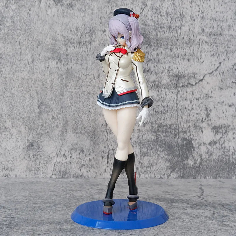 24CM Kantai Collection Figure Kan Colle Kashima Hibiki Azur Lane Anime Girl PVC екшън фигурка играчка игра статуя модел кукла