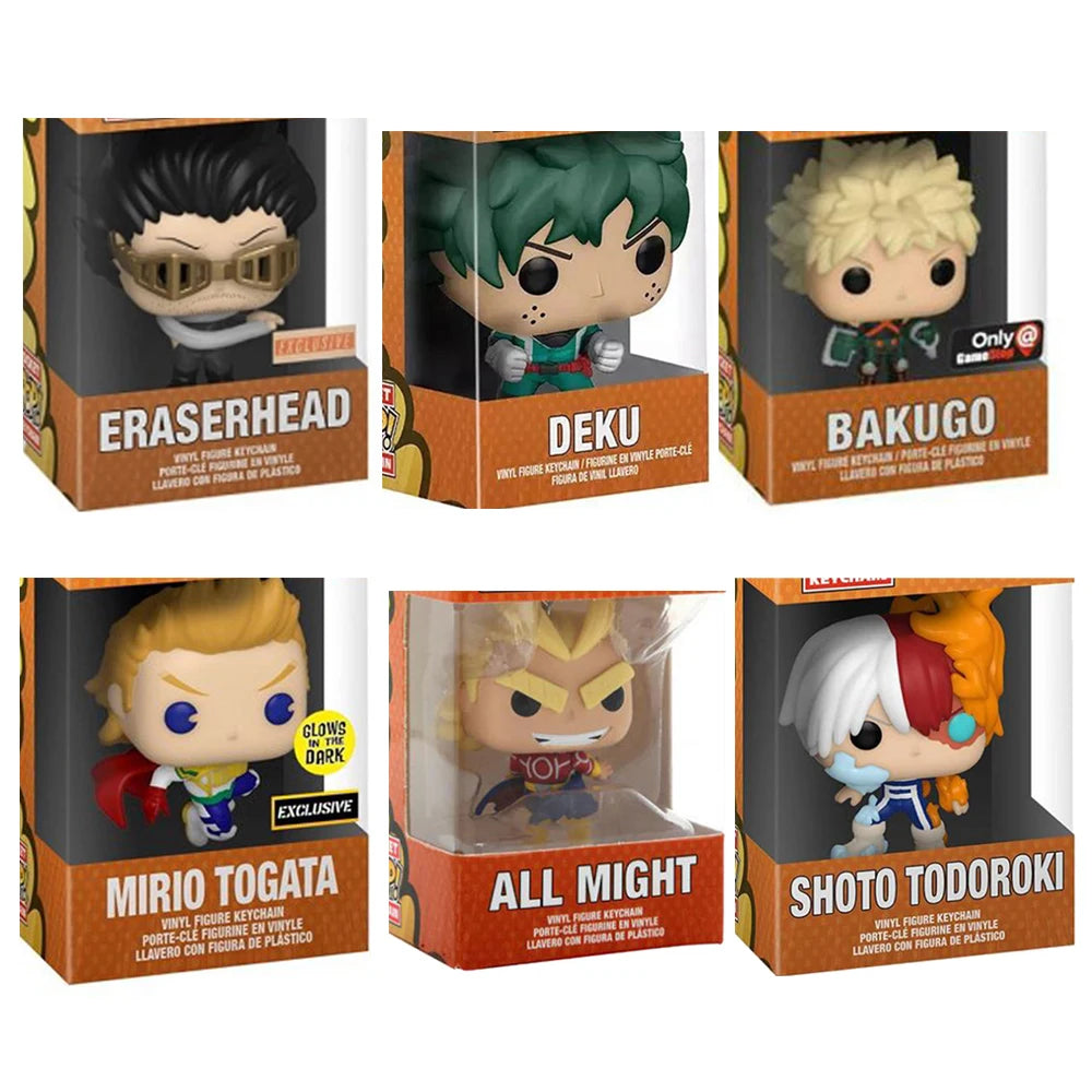 Japanease Anime My Hero Academia Shoto Todoroki Model Toy All Might Deku Bakugo Figure