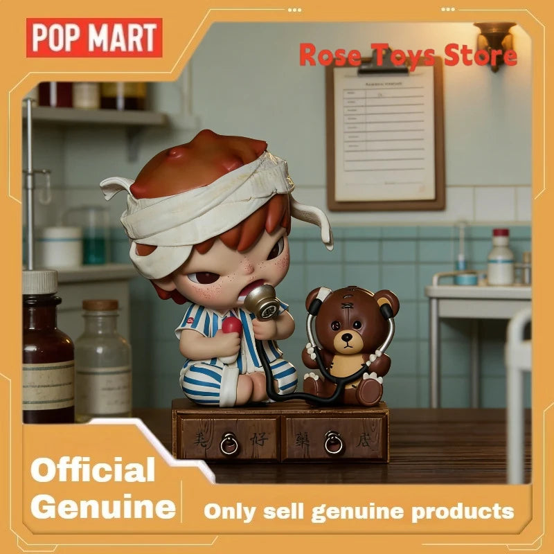 POP MART Hirono Good Pharmacy Collectible Blind Card Figure Desktop Ornament Cute Toy Figurine Gift For Anime Lovers Collectors
