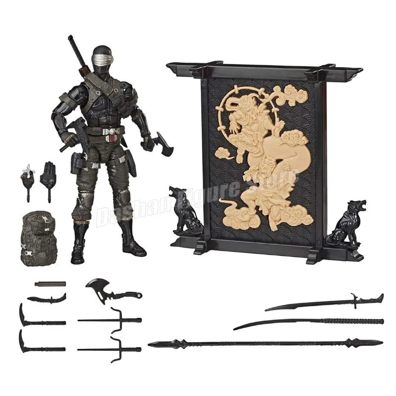 G.I. Joe Classified Series Snake Eyes Deluxe Action Figure Collection GIJoe Snake Cobra Commander Movable Figurine Model Toys