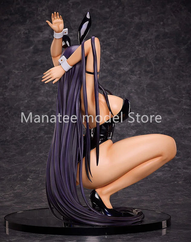 FREEing Original Shin Ikkitousen Unchou Kan-u Bare Leg Bunny Ver. 2nd 1/4 PVC Action Figure Anime Model Toys Collection Gift