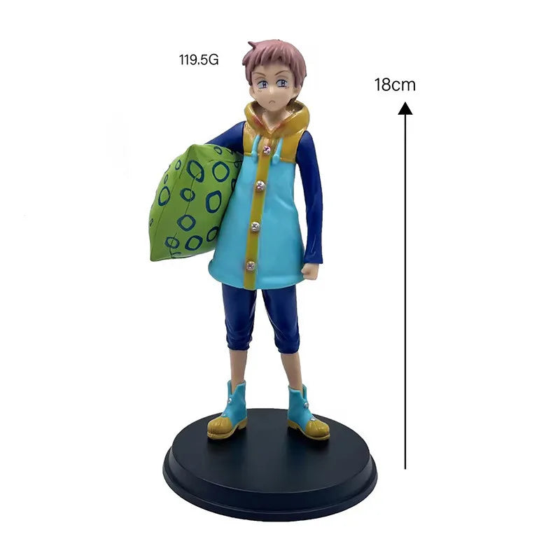 Hot Anime Meliodas King Model Character Doll Pillow Poses Carrying Sword Action Figure PVC Action Figure Collection Gift