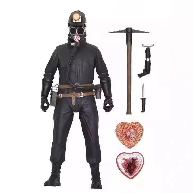 NECA 56085 My Bloody Valentine Ultimate Miner 7" Action Figures Original Model Anime Doll Statue Figura Collection 18 cm Toys