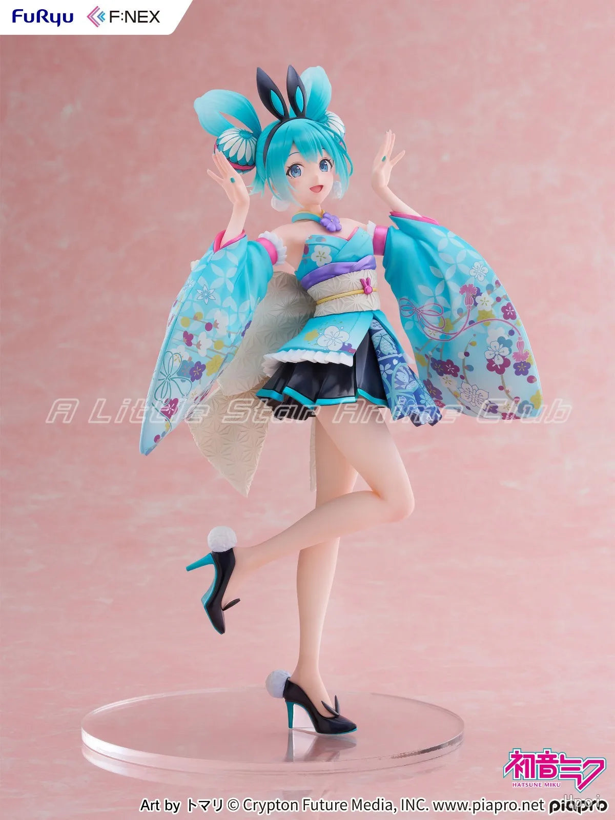 In Stock Original F:NEX Piapro Hatsune Miku Japanese Bunny Girl 1/7 Anime Figure Collection Ornament