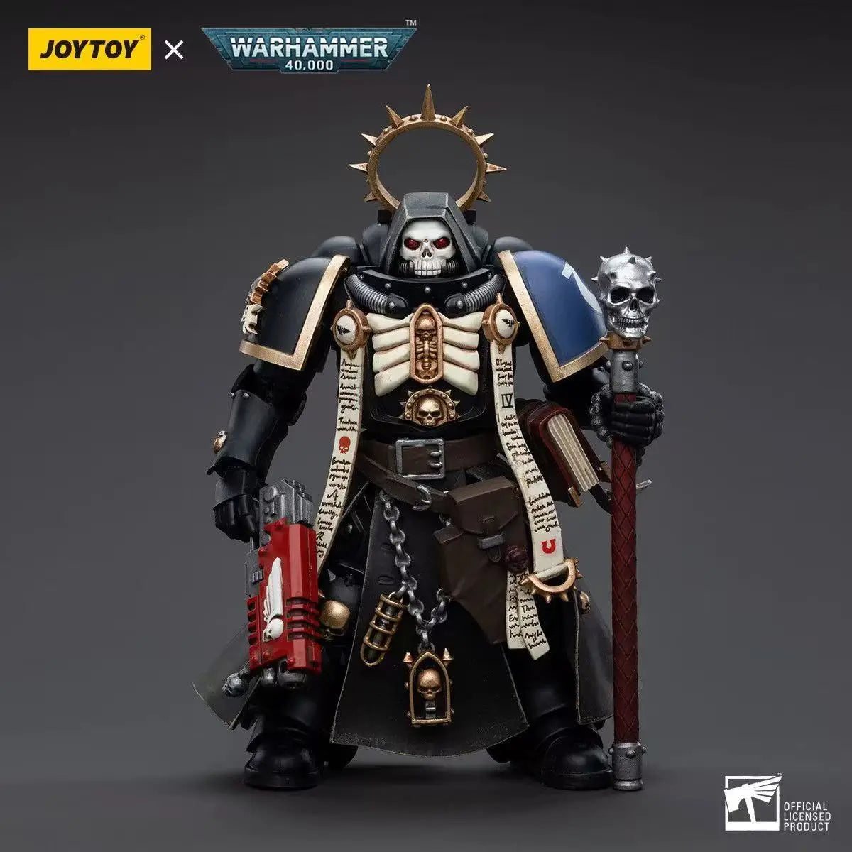 JOYTOY Warhammer 40K 1/18 Action Figure Ultramarines  Primaris Chaplain Brother Varus Anime Figures Toys Collection