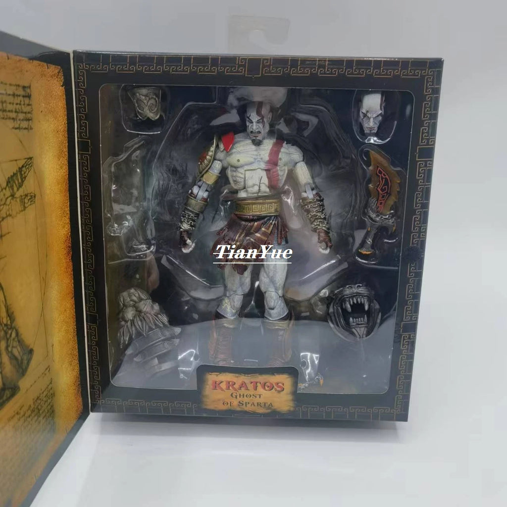 NECA Ultimate Kratos Game Character Action Figure Model Toys 18cm