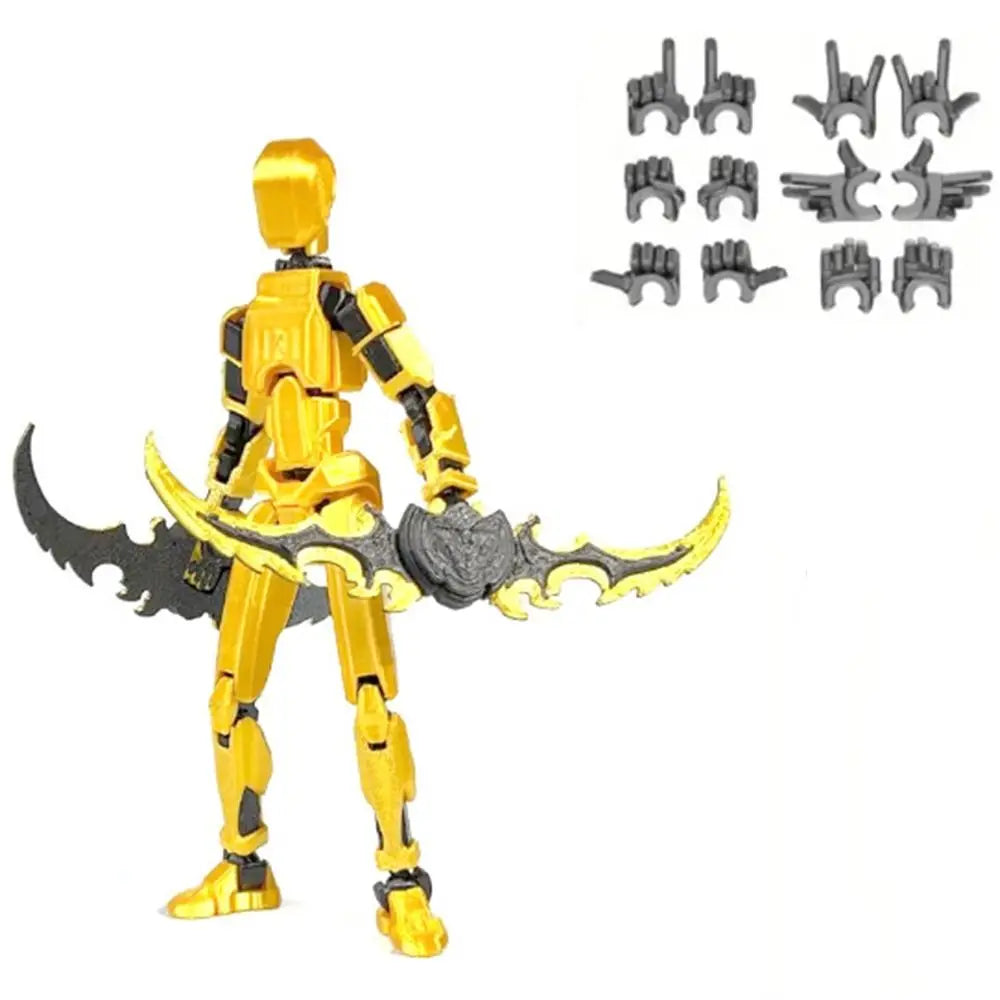 Desktop Decoration 3D Printed T13 Action Figure ABS Shapeshift Robot Robot Dummy Action Figures Model Multi-Jointed Movable