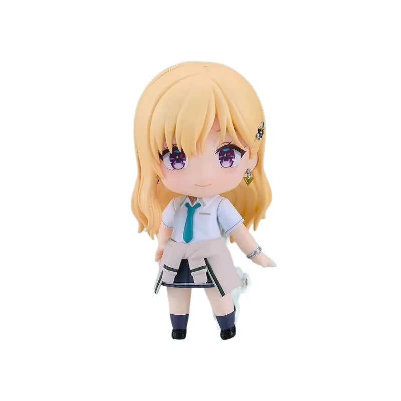 New Q Version 2593# Saki Ayase Cute Girl Gimai Seikatsu Anime Figures Model Doll Set Toy Movable Figurines Collection Gift