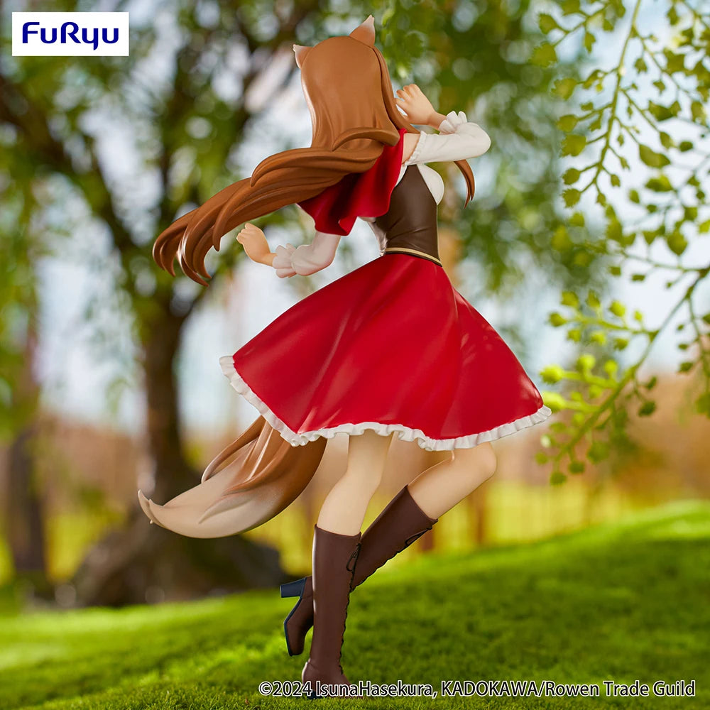 In Stock Original Furyu Trio-Try-It Figure Anime Spice and Wolf: Merchant Meets The Wise Wolf Holo Akazukin Ver. Kawaii Figures