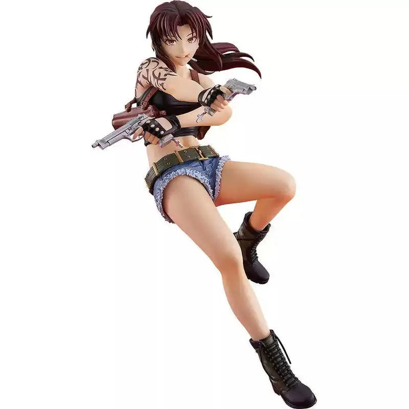 Gsc Pop Up Parade Black Lagoon Revy L Size Figure Anime Action Figure Collectible Model In Stock For Anime Fans