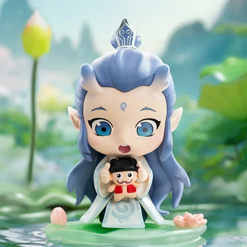 POP MART NeZha2Born Bonds Series Blind Box Toys Kawaii Anime Action Figure Surprise Mystery Box Dolls Girls Gift