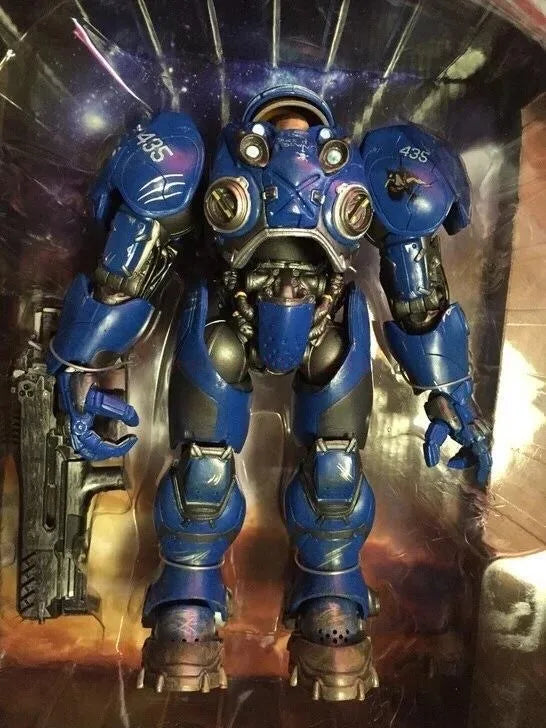 Starcraft 2 Handmade Model Terran Machine Gunman Tekis Finley Toy Doll With Movable Doll Model Ornaments Birthday Gift