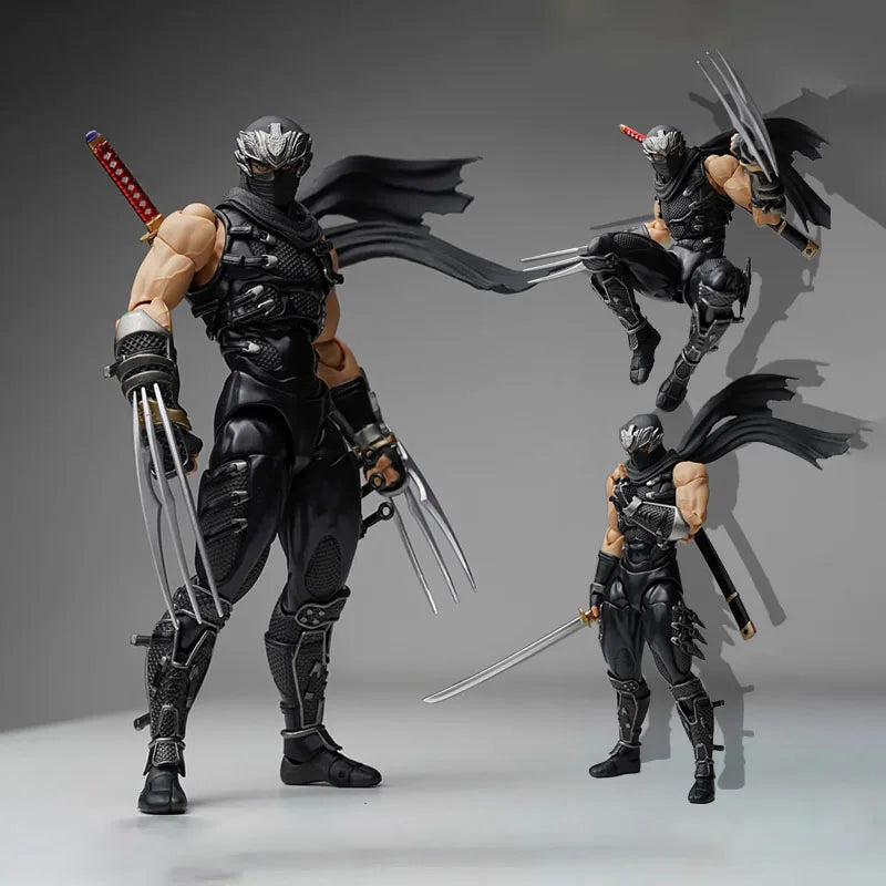 2025 New Revoltech 1/12 Amazing Yamaguchi Ryu Hayabusa Ninja Gaiden Action Anime Figures Collection Ko Model Custom Toys Gift