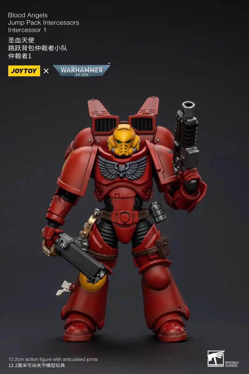 【In Stock 】JOYTOY Warhammer 40K Blood Angels 3PCS 1/18 Action Figures Toys