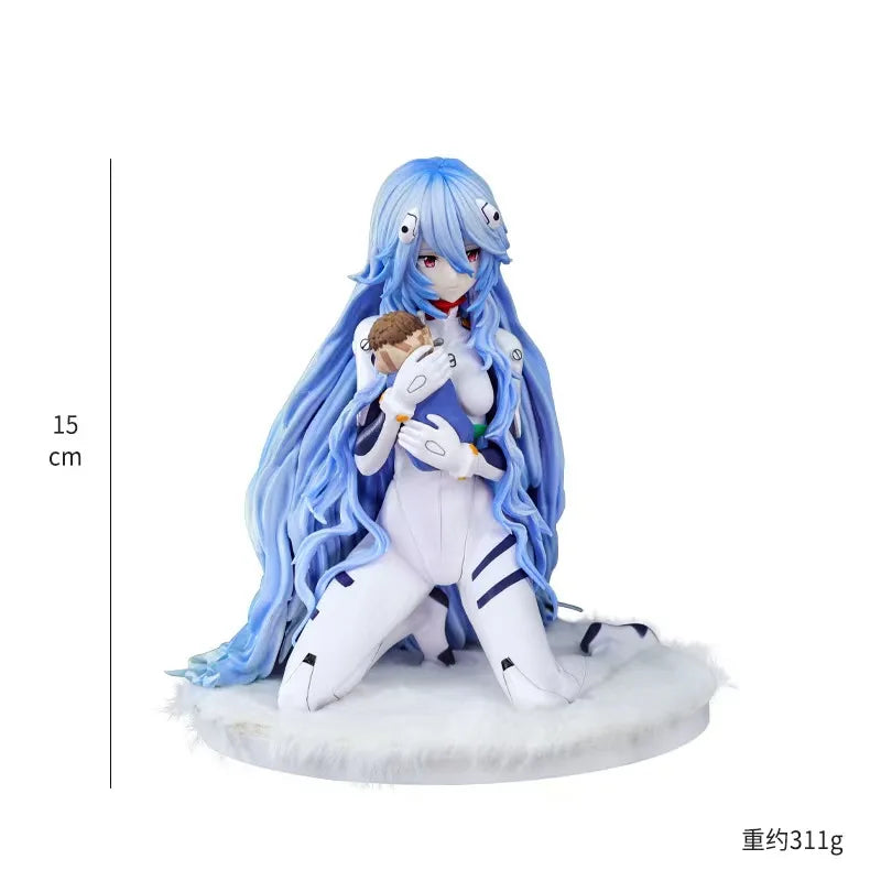 New Century Evangelion Anime Accessories Mech Asuka GK Handmade Pretty Girl Statue Trendy Play Gift High Quality