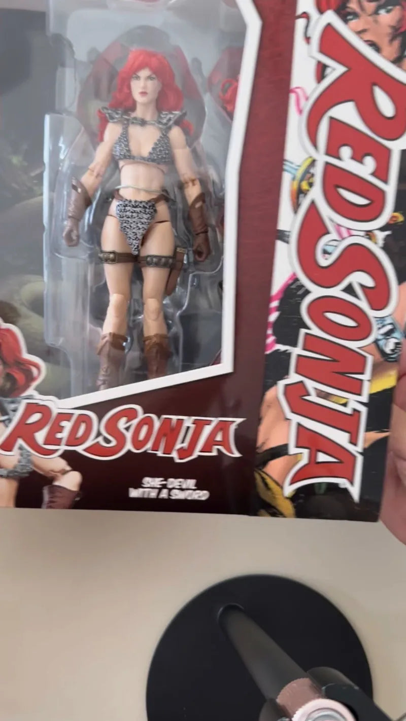 original BFS Boss Fight Studio 1/12 Action Figure Red Sonja 50th Anniversary EPIC H.A.C.K.S. figure toy