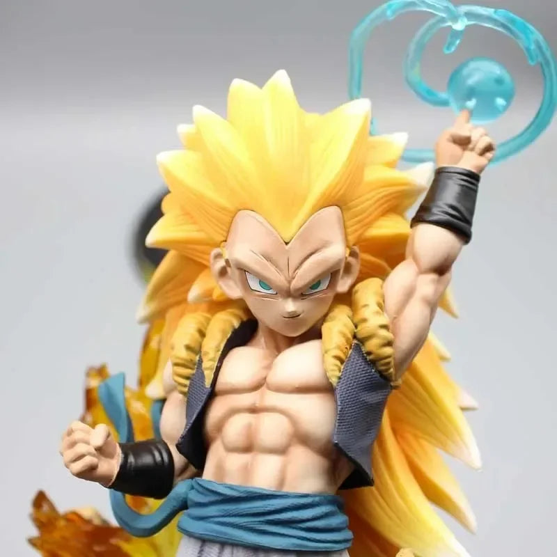 Dragon Ball Z Gotenks Figuren Sjj3 Gotenks Anime Figuren Super Saiyajin Gk Statue Figur 22cm Pvc Modell Puppe Sammlerstück Spielzeug Gif