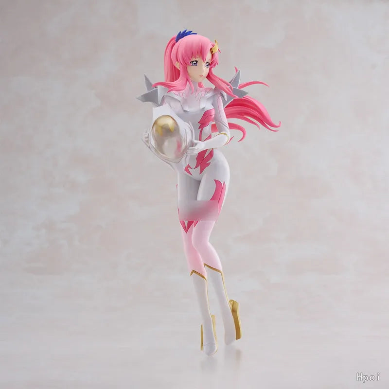 Banpresto Mobile Suit Gundam Lacus Clyne Prize Figure Glitter Glamours 26554 Pilot Suit Anime Collectible Model For Gundam Fans