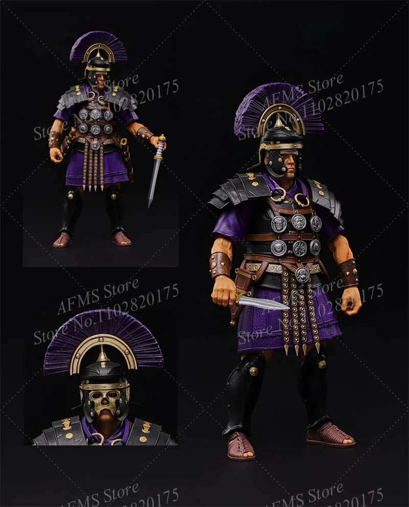 XESRAY 1/12 Scale Collectibles Figure Honor Battle 6Inch Roman Guard Luxury Purple Limited Men Soldier Action Figure Model Toys