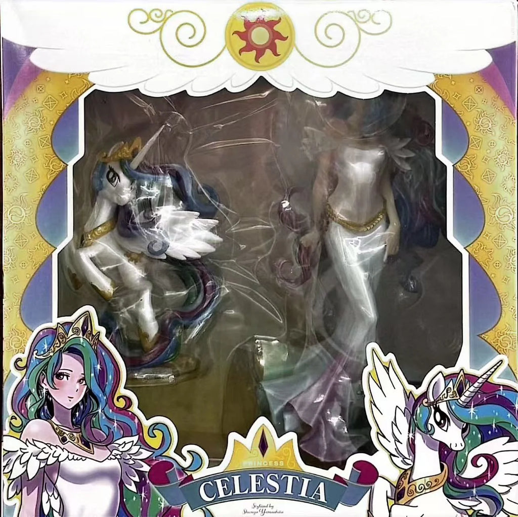 Kotobukiya Bishoujo Statue Princess Celestia Action Figures Princess Luna My Little Pony 1/7 Scale Anime Figure Model Toy