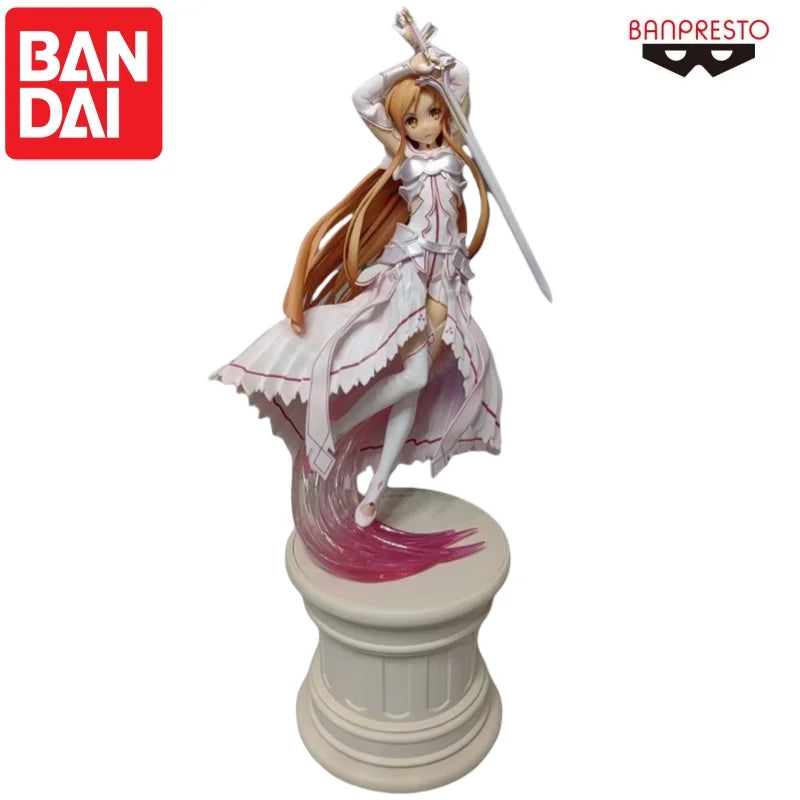 Bandai In Stock Original Banpresto Yuuki Asuna Doll Brand New Boxed Action Figure Animation Peripherals Anime Characters Garage