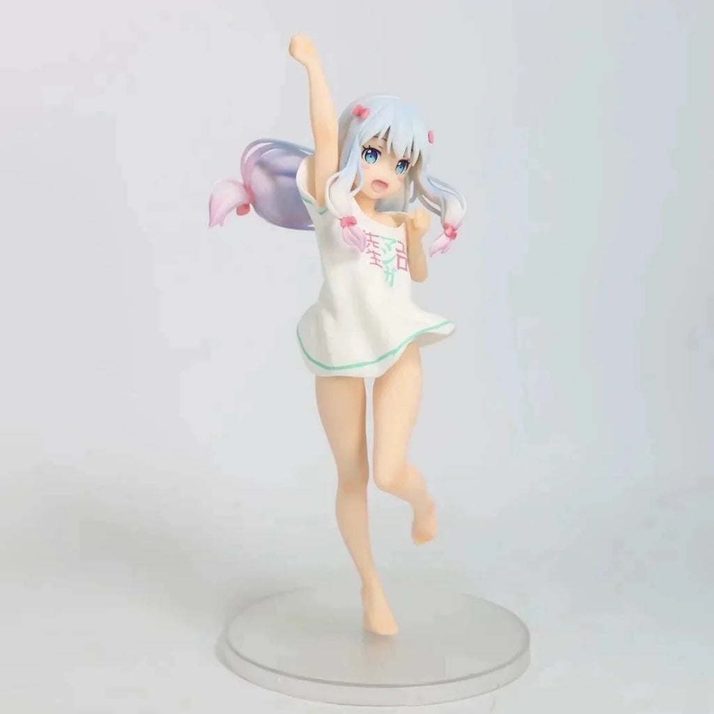 24 cm Ques Q Ero Manga Sensei Sagiri Izumi Ending Mode PVC Actionfigur Anime Figur Modell Spielzeug Sammlung Puppengeschenk